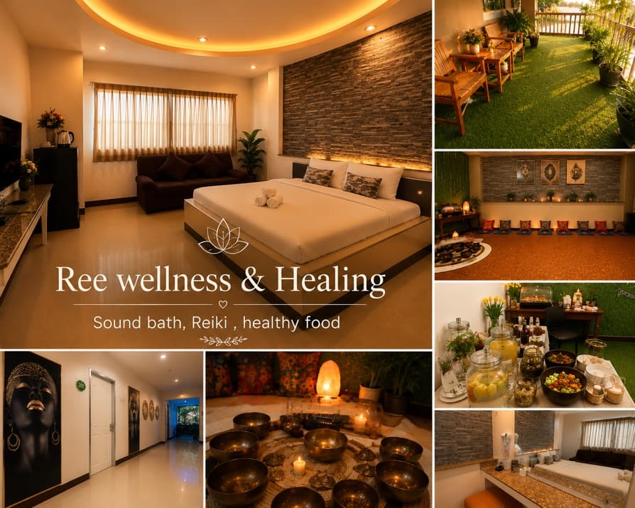 Ree wellness and healing — sound bath, Reiki, healthy food